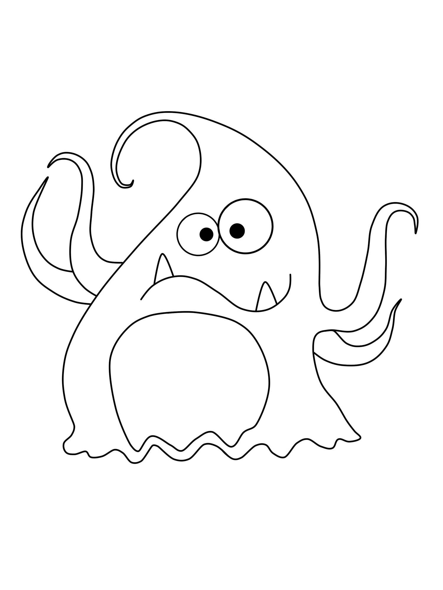 ausmalbild halloween tentakelmonster kostenlos ausdrucken