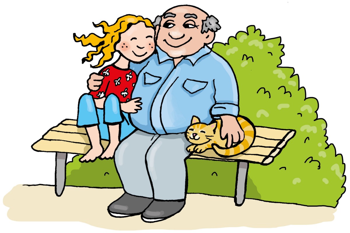 Lilly und Opa