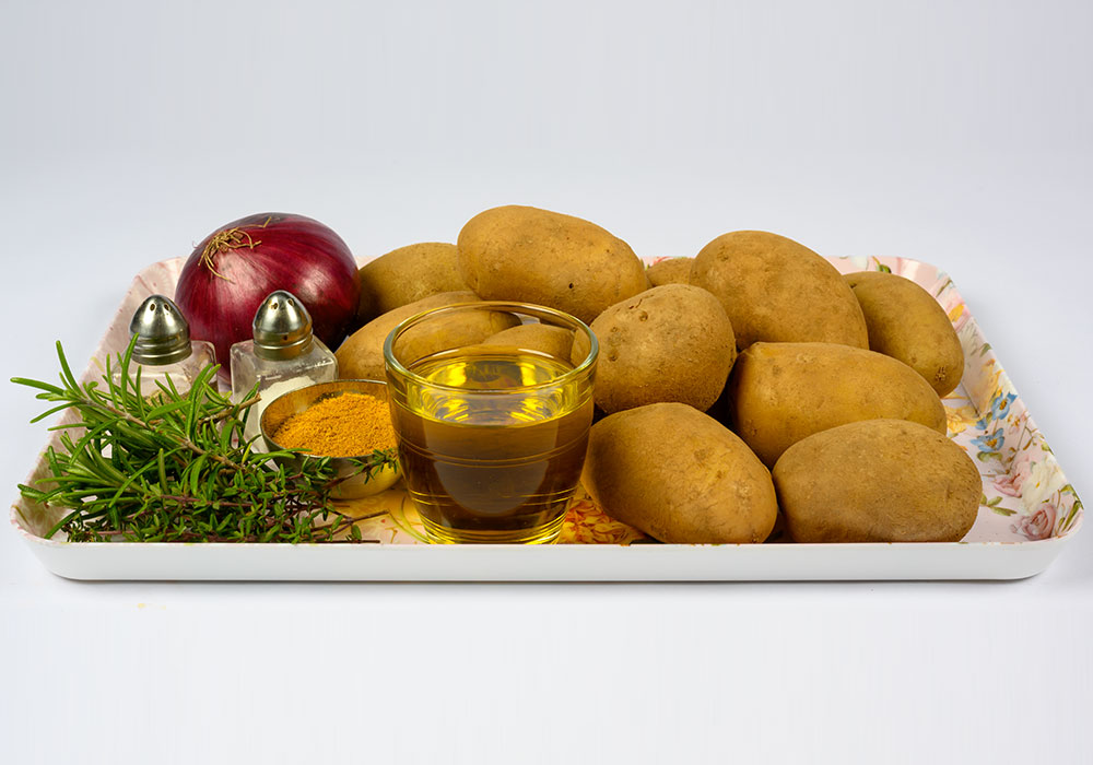 Zutaten f&uuml;r Bratkartoffeln