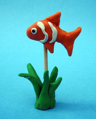 Knetgummi-Fisch