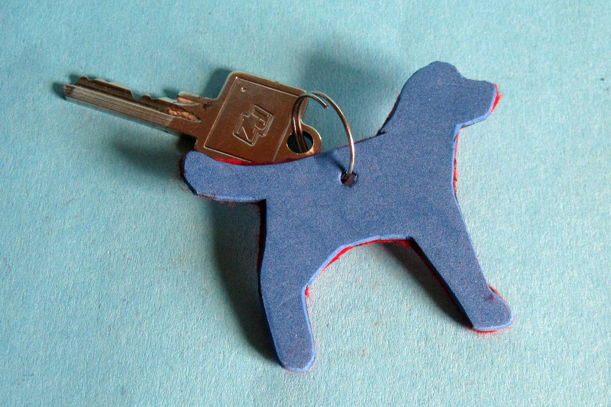 Bastelidee: Schl&uuml;sselanh&auml;nger f&uuml;r Kinder in Tierform