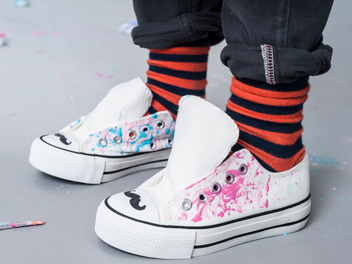 Schuhe bemalen