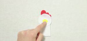 So basteln Sie die Huhn-Fingerpuppe