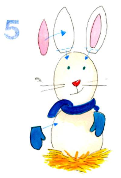 Osterhase und Schneemann 2