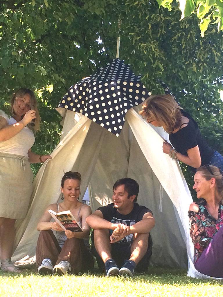 Das Lese-Zelt