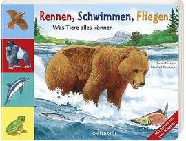 Buch-Cover Rennen, Schwimme, Fliegen