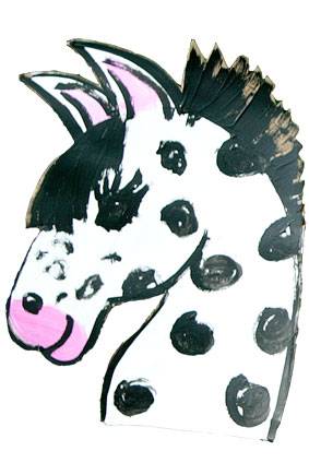 Vorlage Pferd