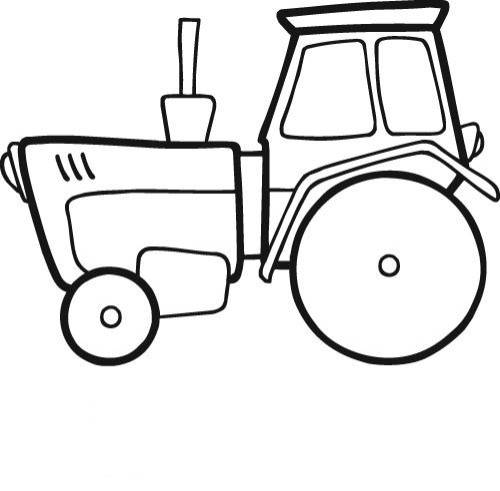 kostenlose malvorlage transportmittel traktor zum ausmalen