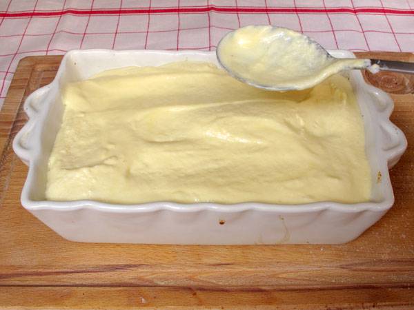 Schichten Sie das Tiramisu