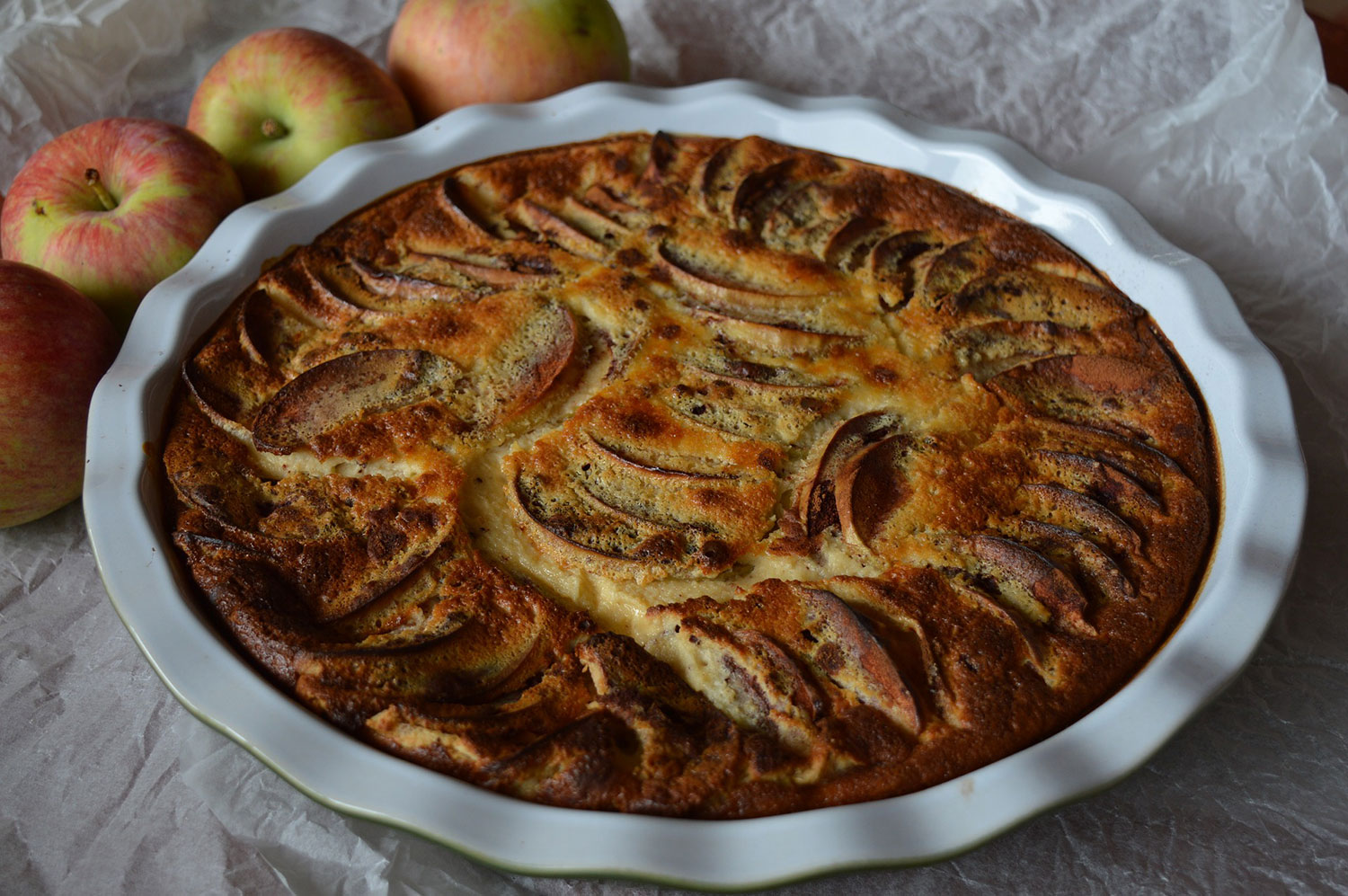 Ein Apfelkuchen schmeckt lecker, muss aber nicht unbedingt besonders s&uuml;&szlig; sein