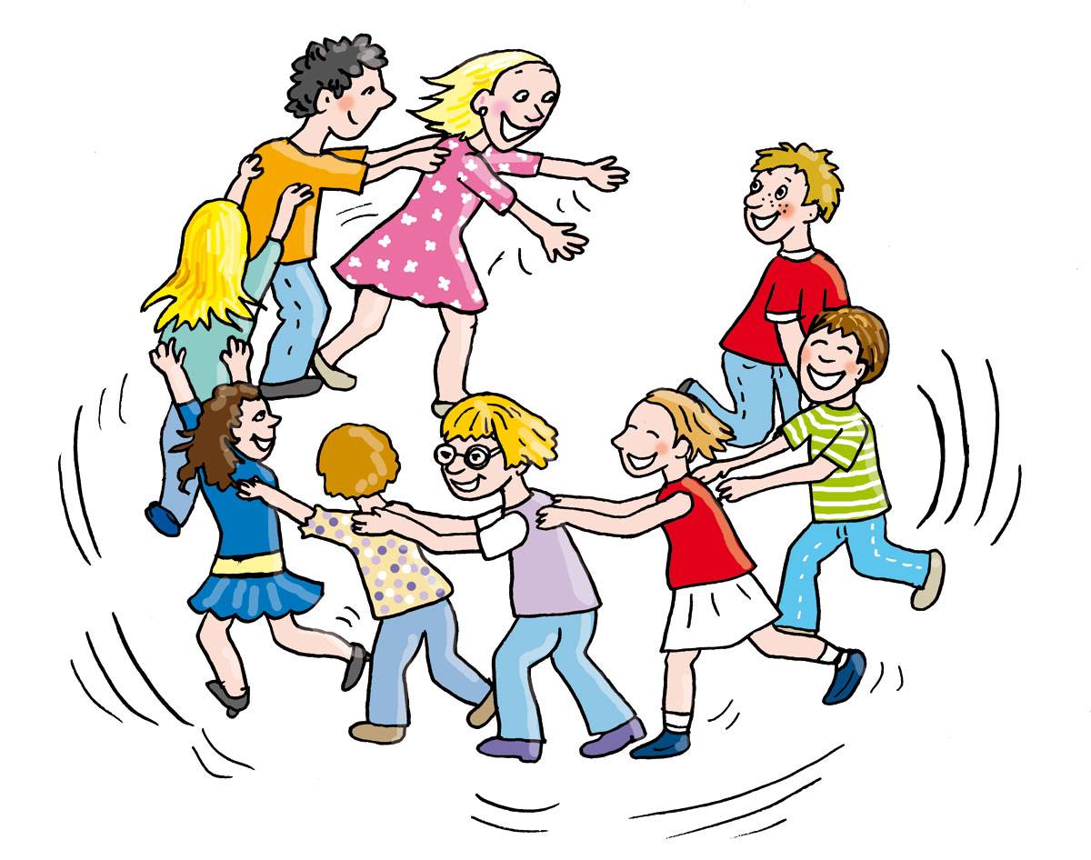 Kinderspiel Schlangenschwanz